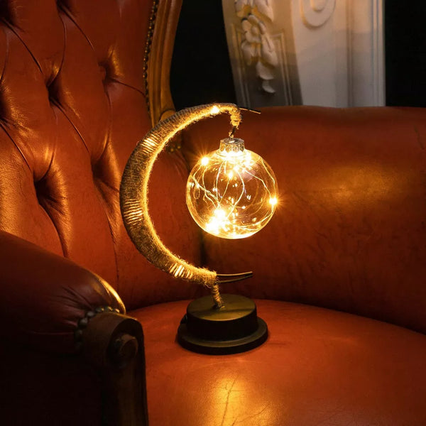 Glas Mondlicht Lampe