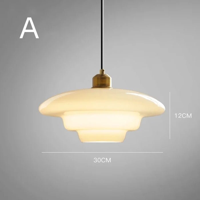 Lampada a sospensione in vetro elegante