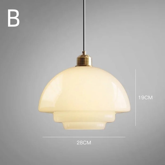Lampada a sospensione in vetro elegante