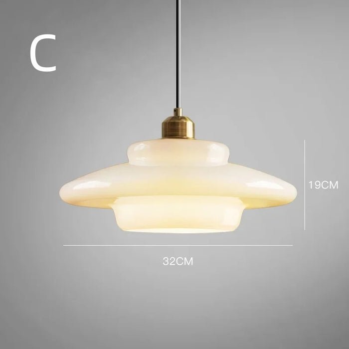 Lampada a sospensione in vetro elegante