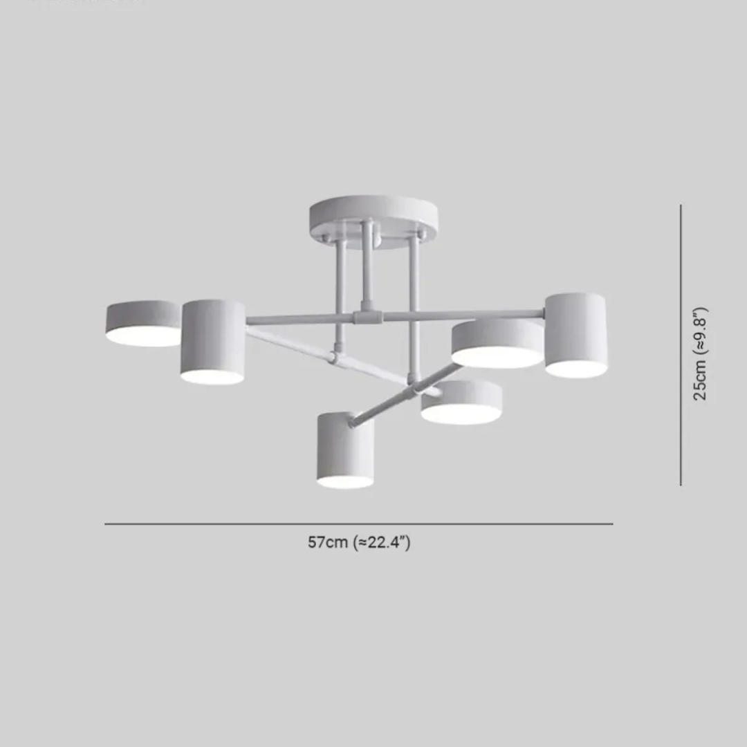 Lunara | 6-Arm LED Ceiling Light 3