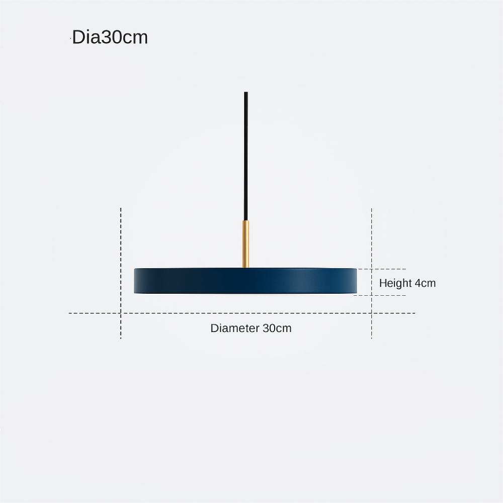 Lunara | Black Pendant Light for Kitchen Island 9