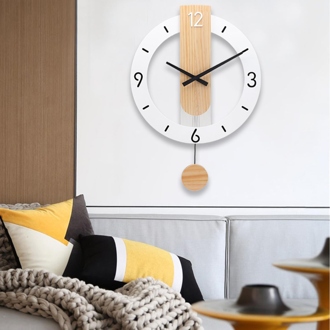 Lunara | Large Modern Wall Clock Decor - Oversized Design for Living Room 1