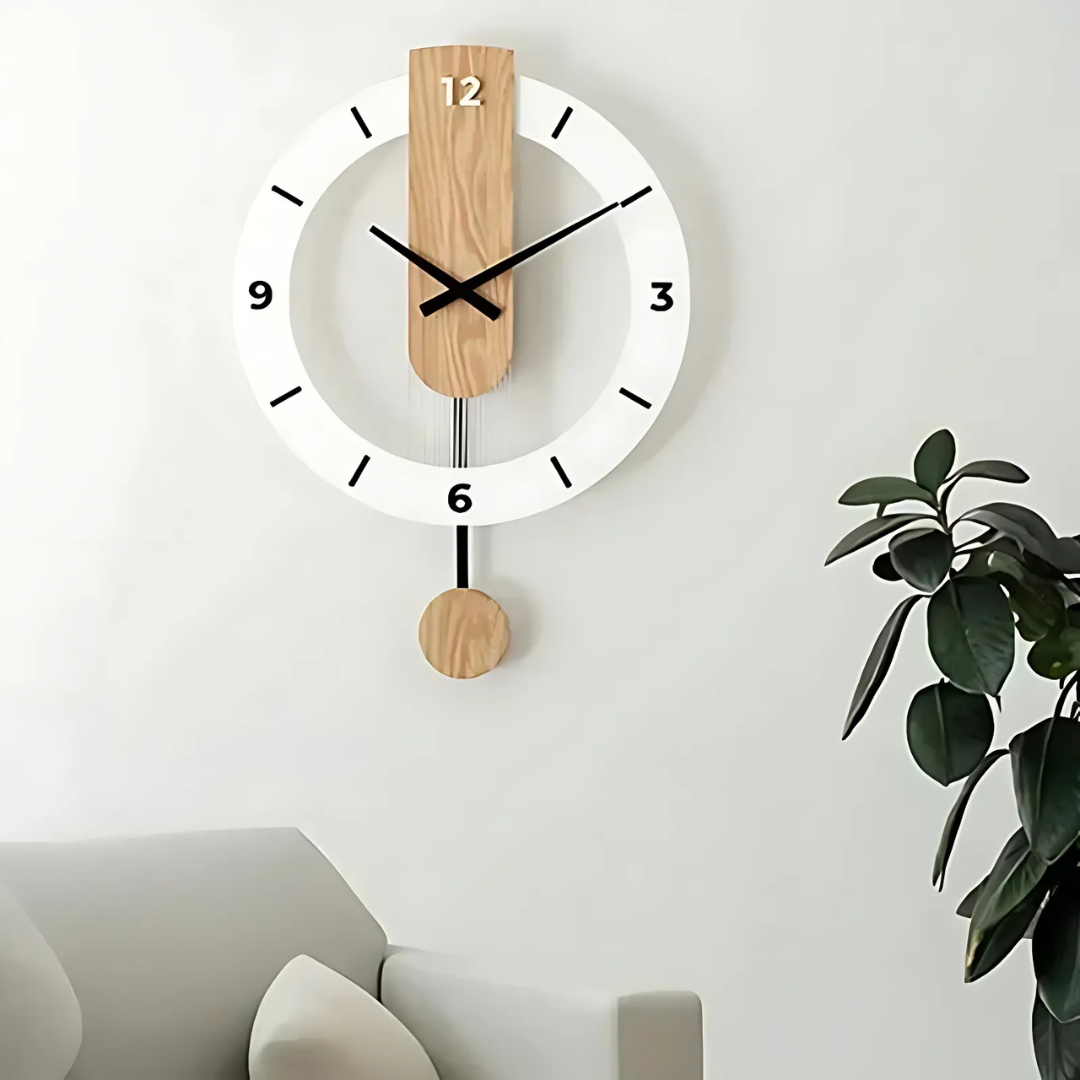 Lunara | Large Modern Wall Clock Decor - Oversized Design for Living Room 2