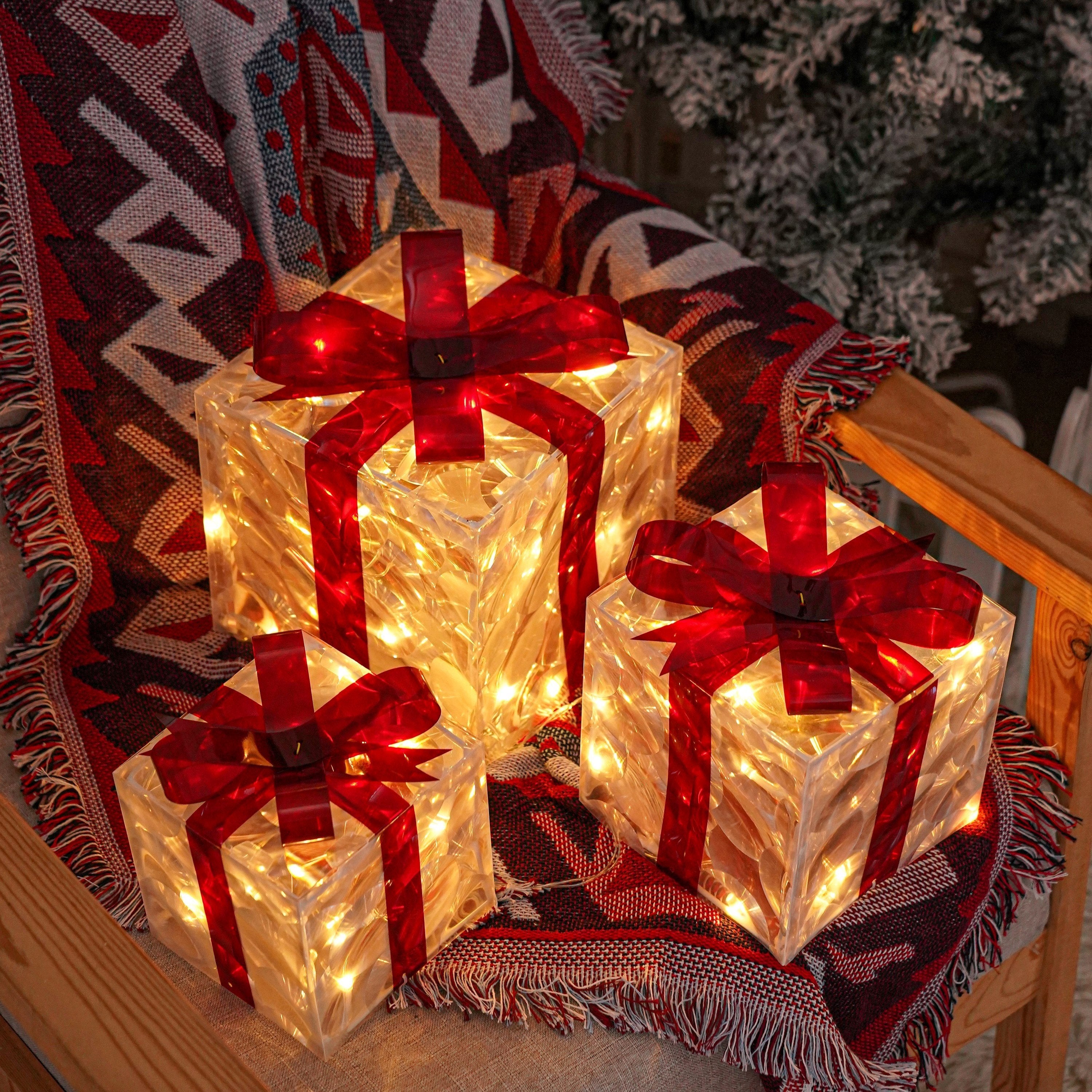 Lunari | Outdoor Christmas Lights – Pre-Lit LED, Decorative Gift Box Set 0