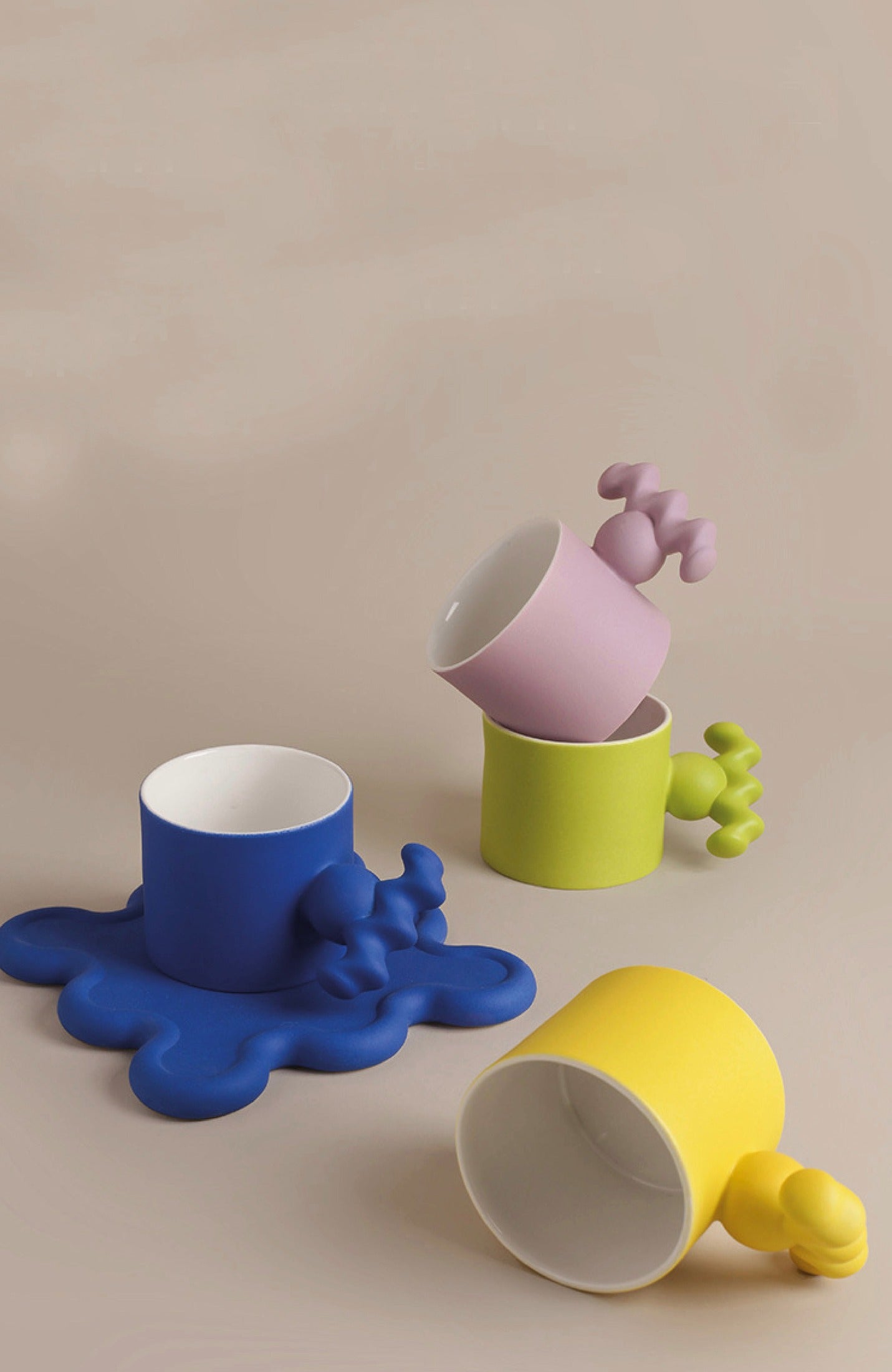 Juego de tazas de porcelana premium