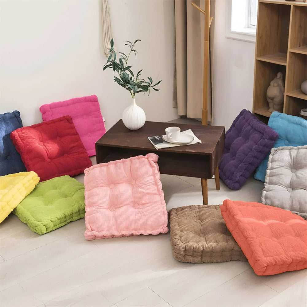 Luxe Meditation Cushion and Zabuton for Yoga and Floor Use