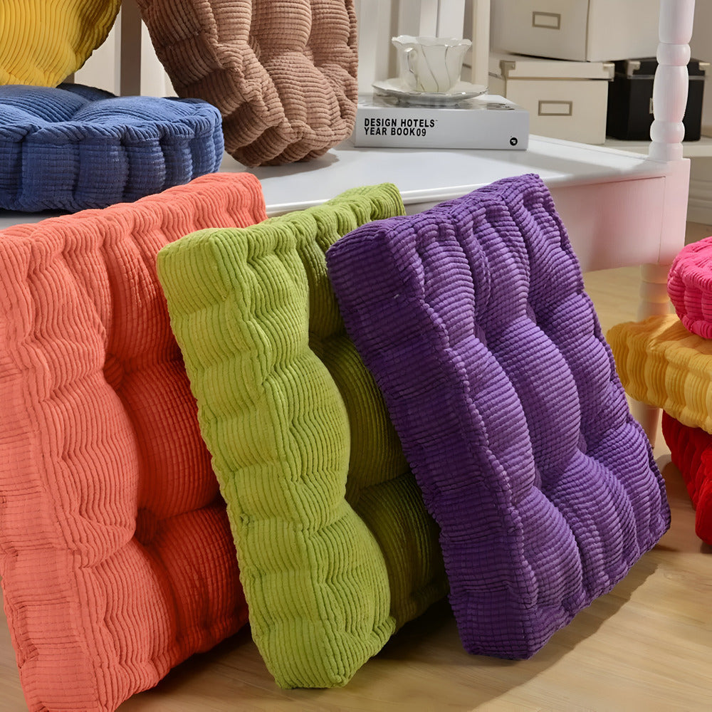 Luxe Meditation Cushion and Zabuton for Yoga and Floor Use