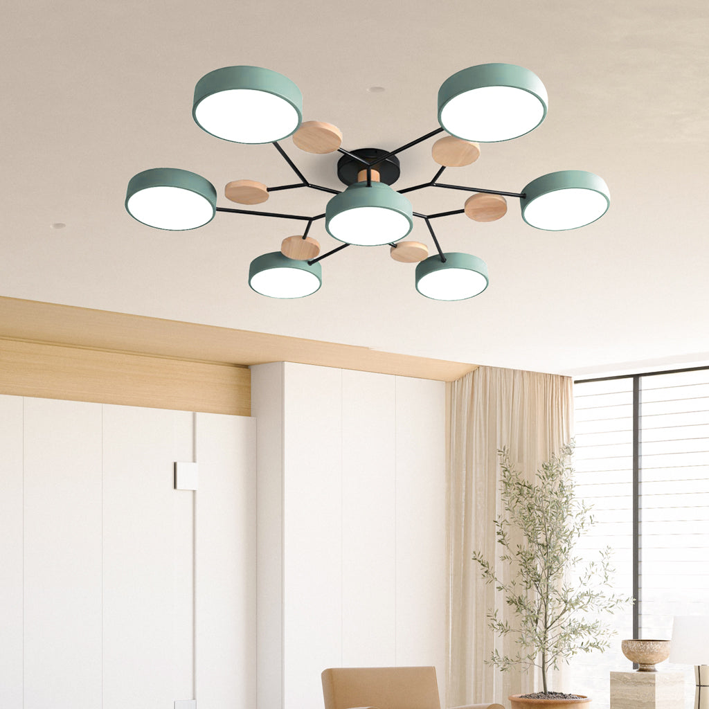 Mellow Glow | Plafoniera a LED Molecolare Flush Mount