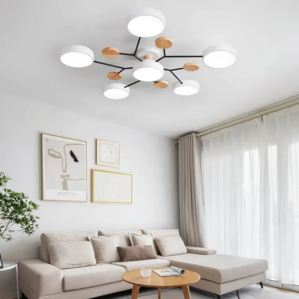 Mellow Glow | Plafoniera a LED Molecolare Flush Mount
