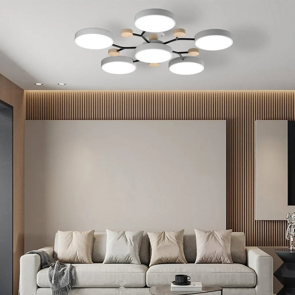 Mellow Glow | Plafoniera a LED Molecolare Flush Mount
