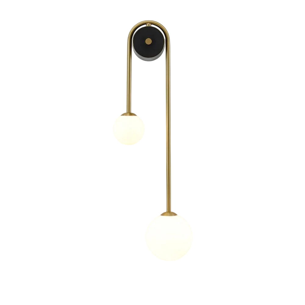 Lámpara de pared minimalista en forma de arco