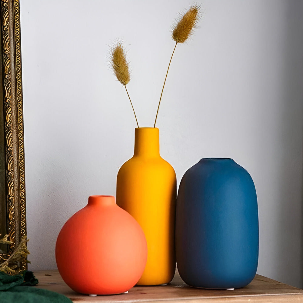 Minimalist Ceramic Flower Vase