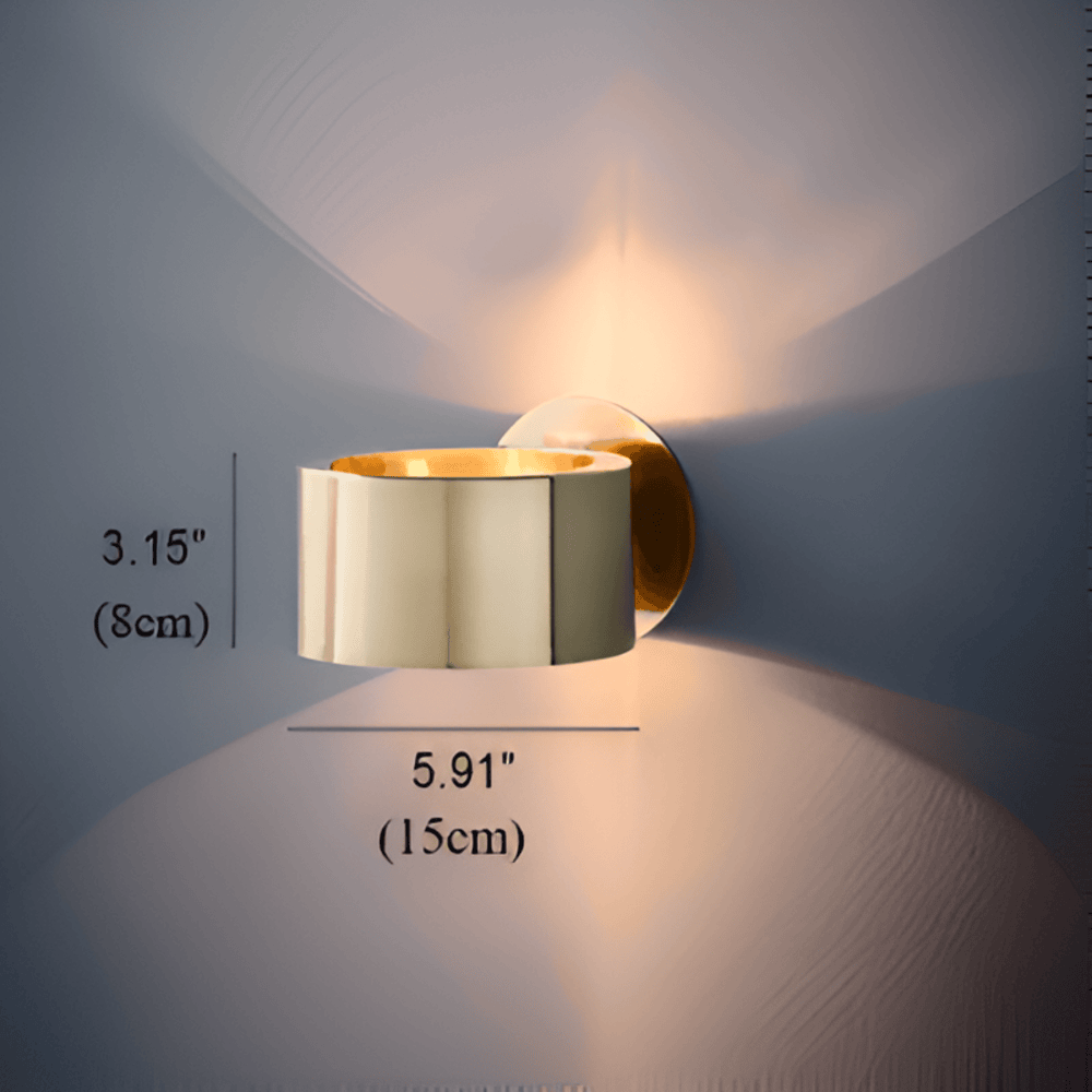 Minimalist Gold Wall Sconce Lighting