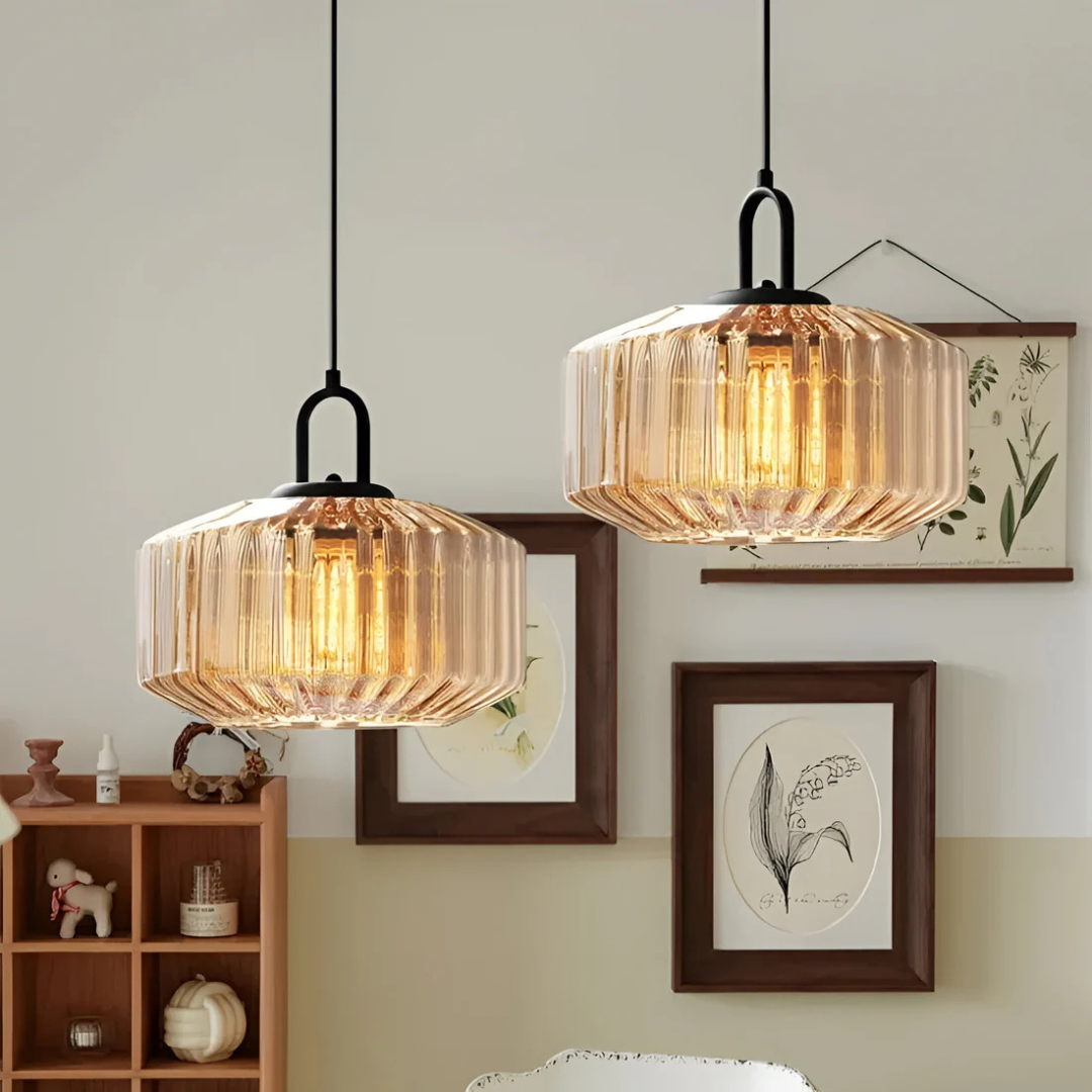 Mireta | Retro Glas Pendelleuchte