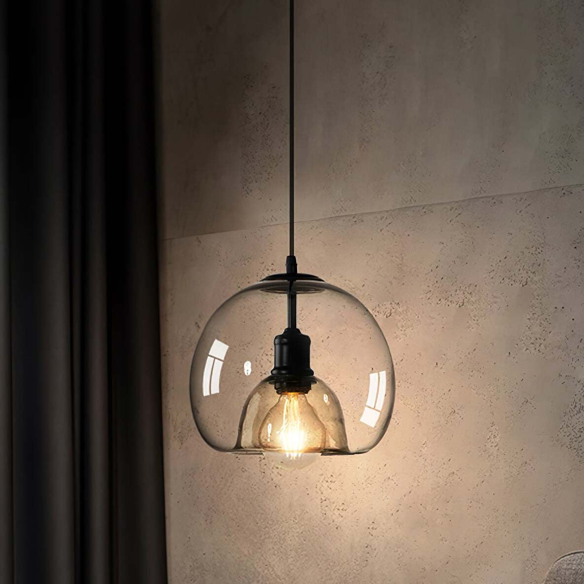 Modern Adjustable Glass Ceiling Light