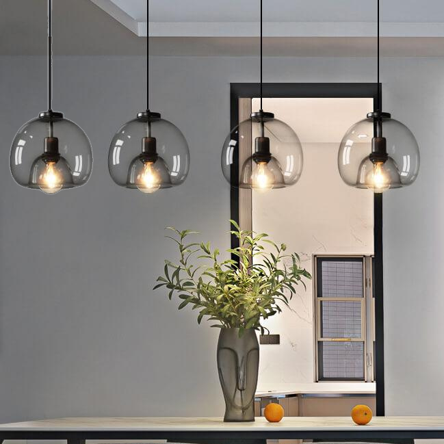 Modern Adjustable Glass Ceiling Light