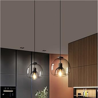 Modern Adjustable Glass Ceiling Light