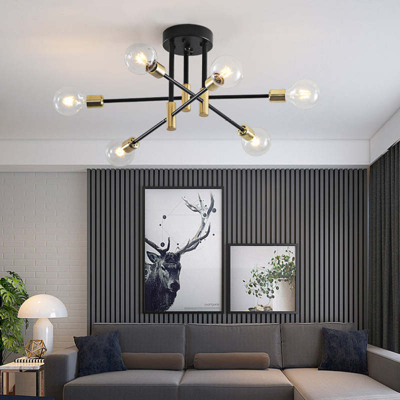 Modern Glass Orb Chandelier Light