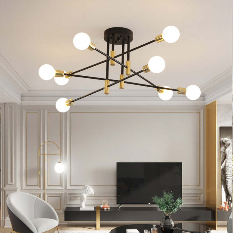 Modern Glass Orb Chandelier Light