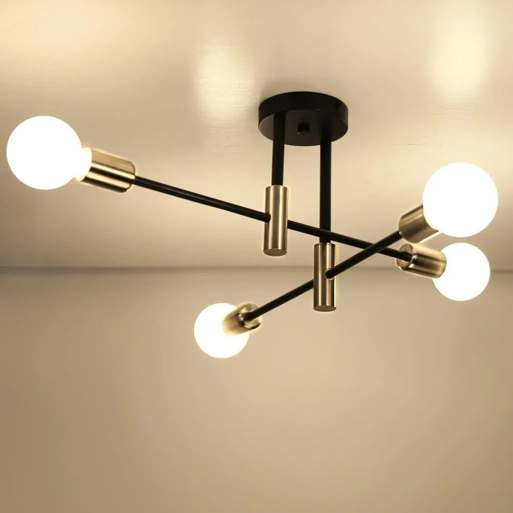 Modern Glass Orb Chandelier Light
