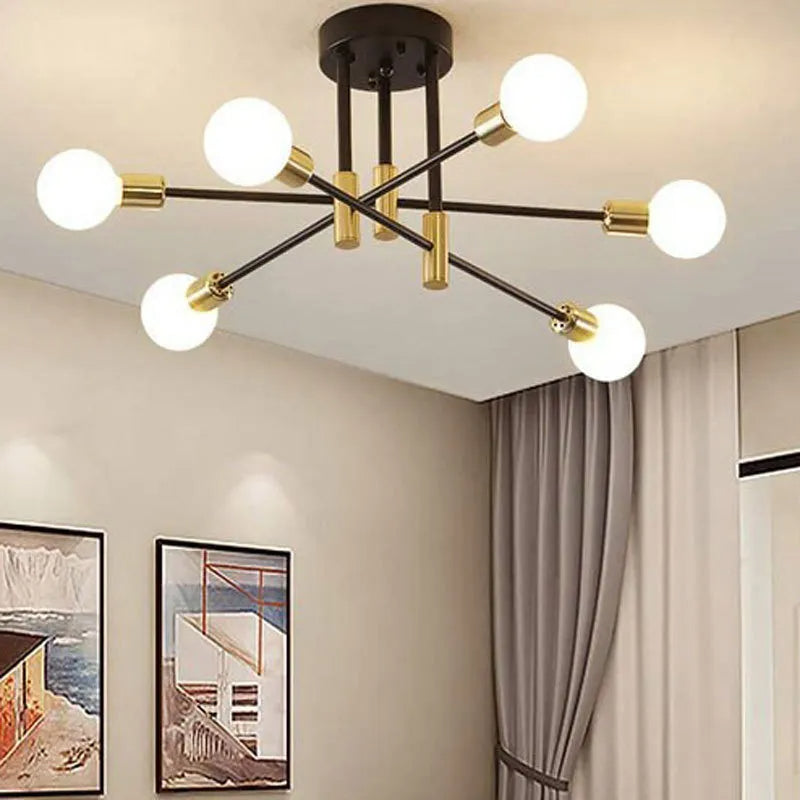 Modern Glass Orb Chandelier Light
