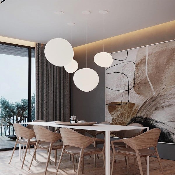 Modern Glass Pendant Light