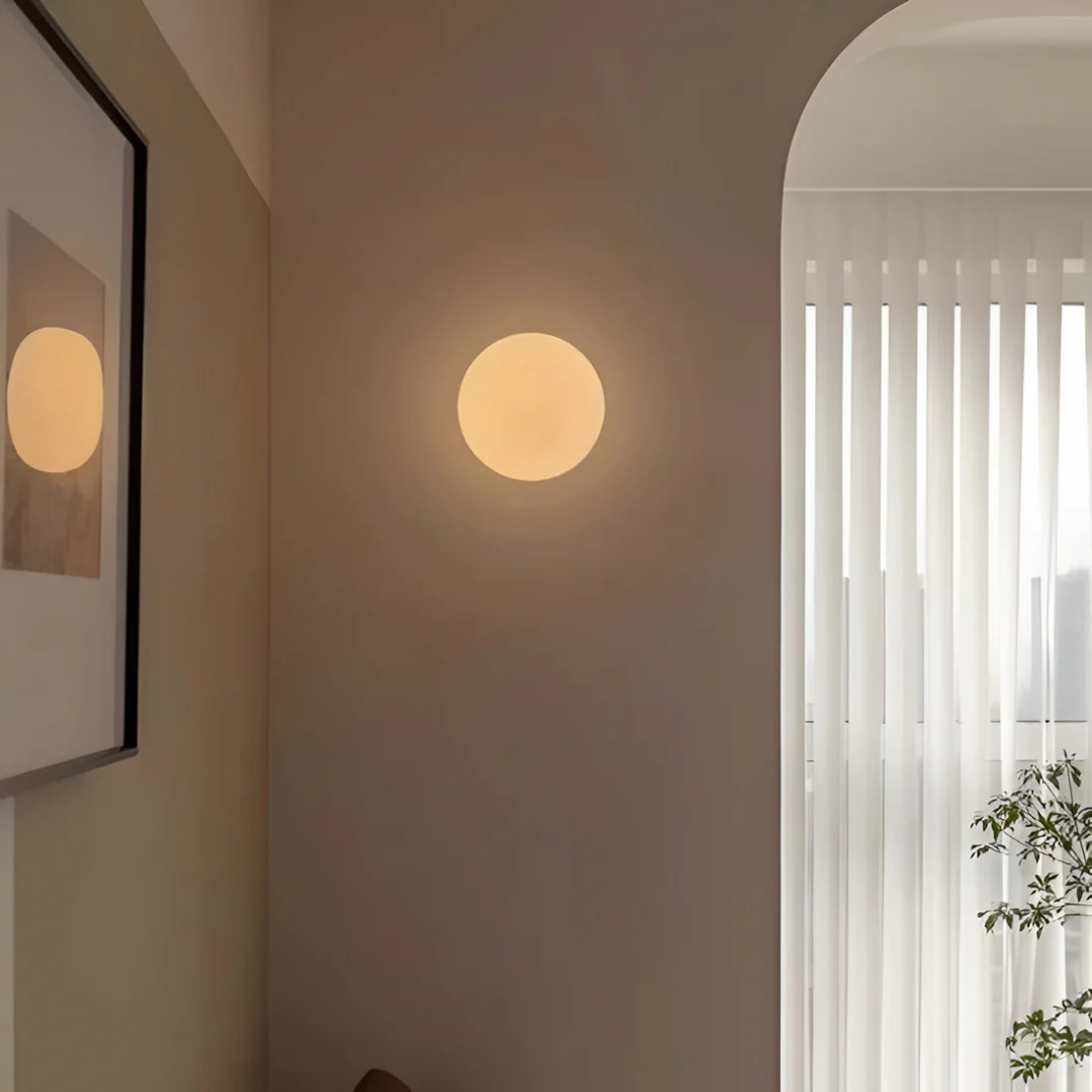 Elegant Design Modern Glass Wall Sconce Light