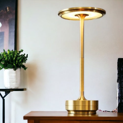 Modern LED Cordless Table Lamp with USB Rechargeable Battery