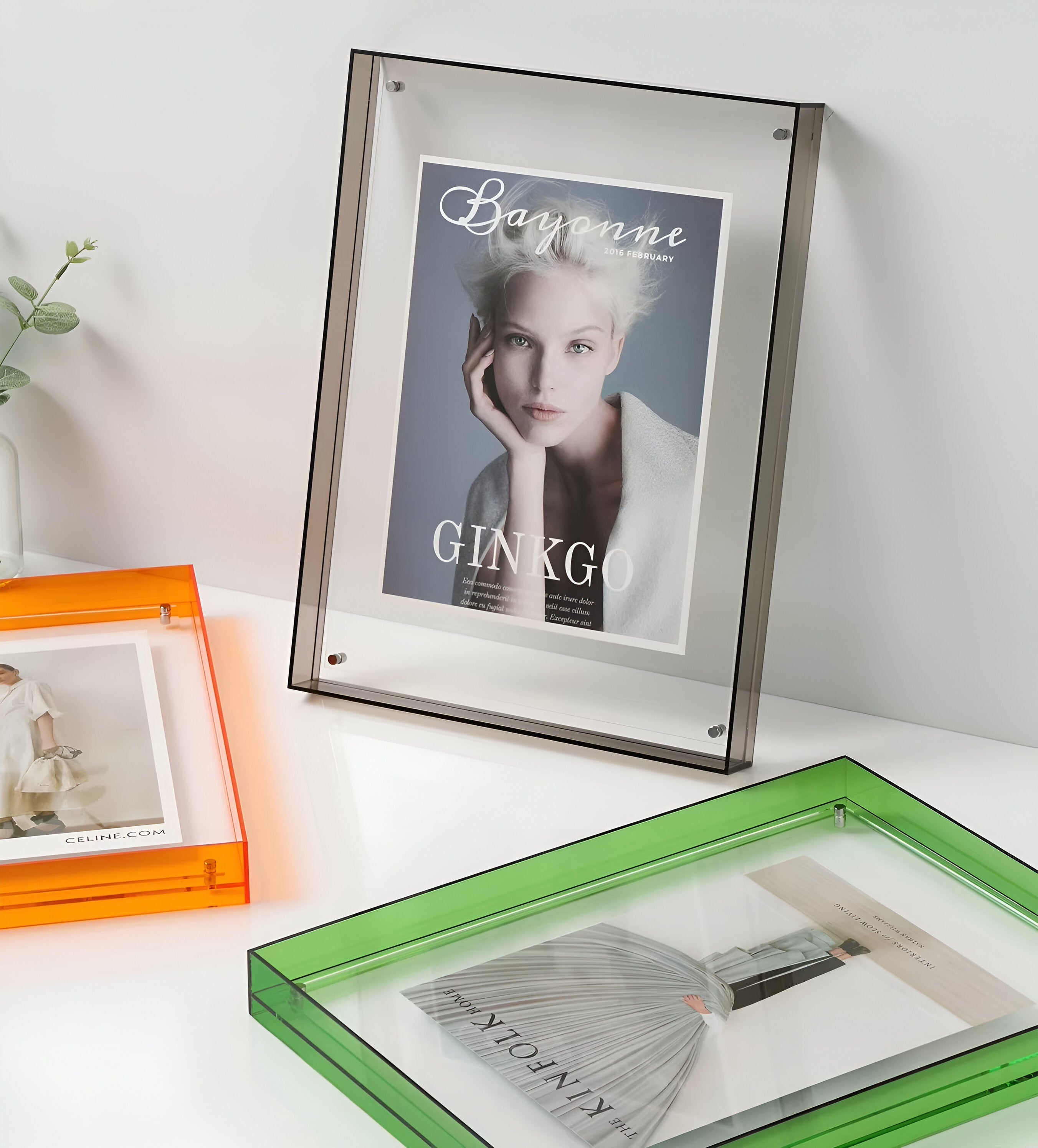 Modern Minimalist Acrylic Photo Frame for Photos and Artwork