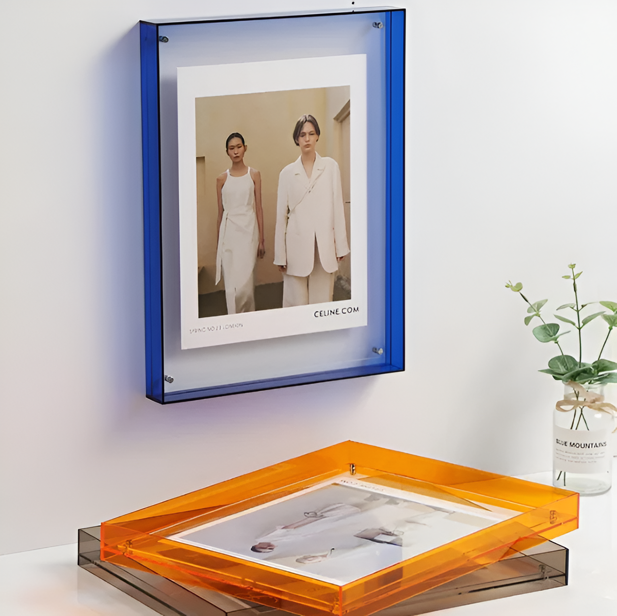 Modern Minimalist Acrylic Photo Frame for Photos and Artwork