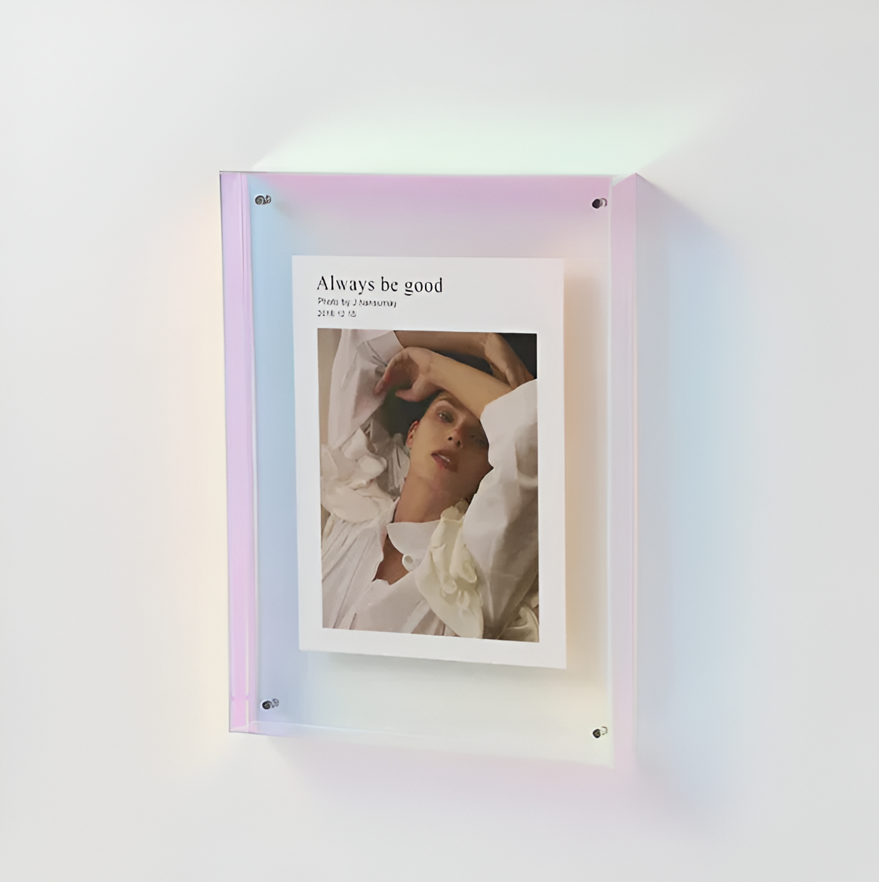 Modern Minimalist Acrylic Photo Frame for Photos and Artwork