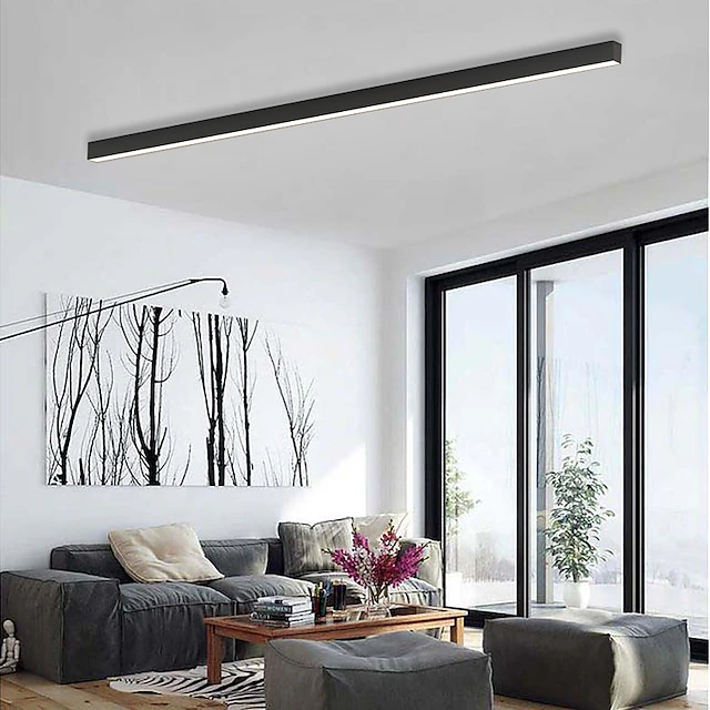 Modern Minimalist Linear LED Ceiling Light