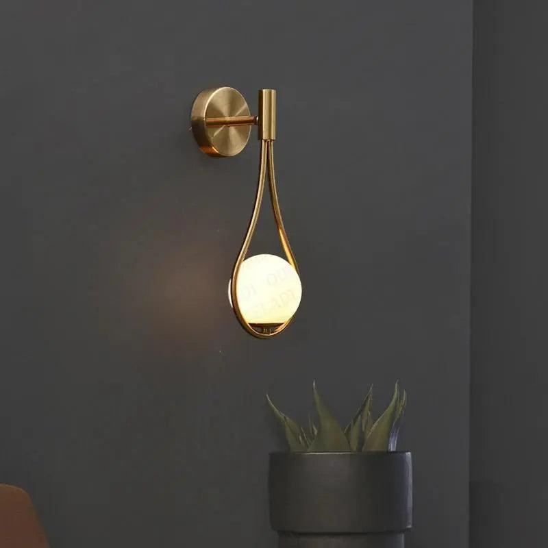 Elegant Minimalist Design Modern Nordic Wall Sconce Light