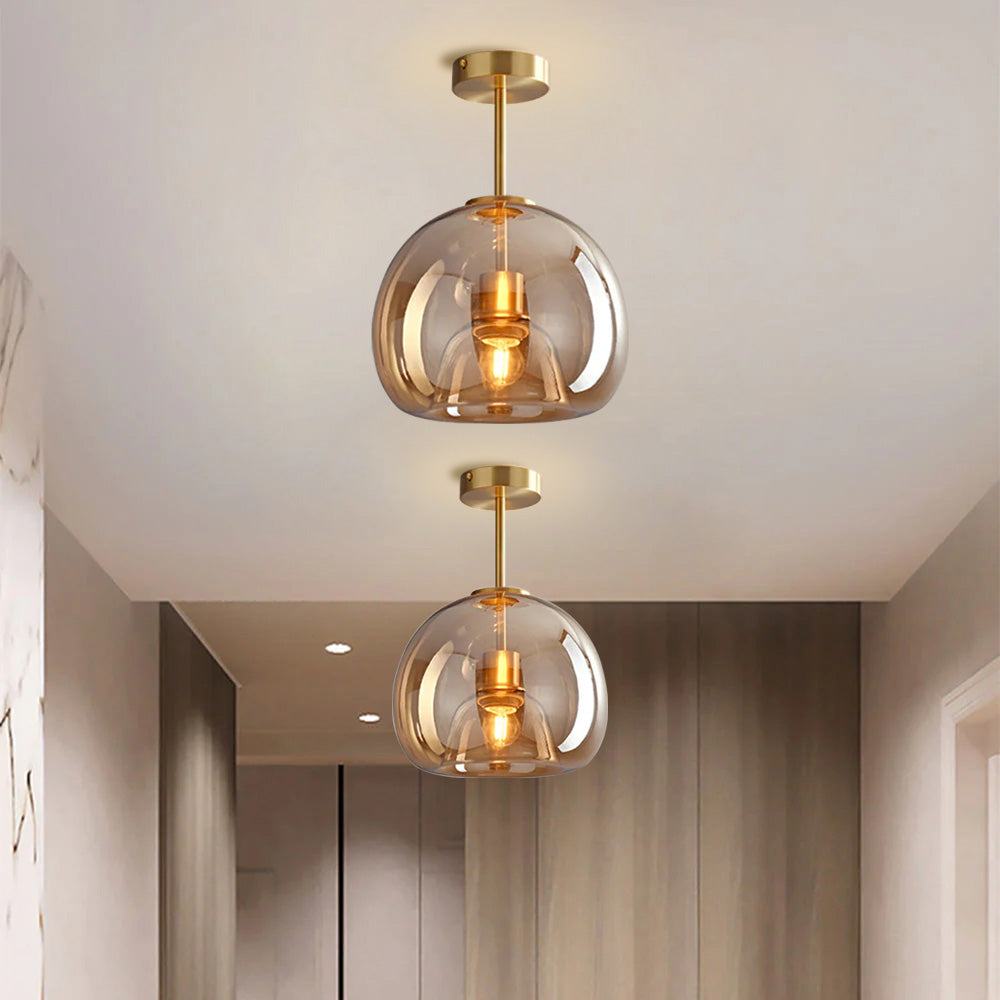 Modern Retro Flush Mount Ceiling Light Fixture