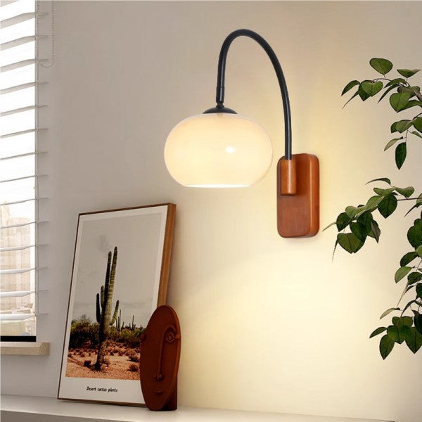 Modern Rotatable Glass Wall Sconce Lighting
