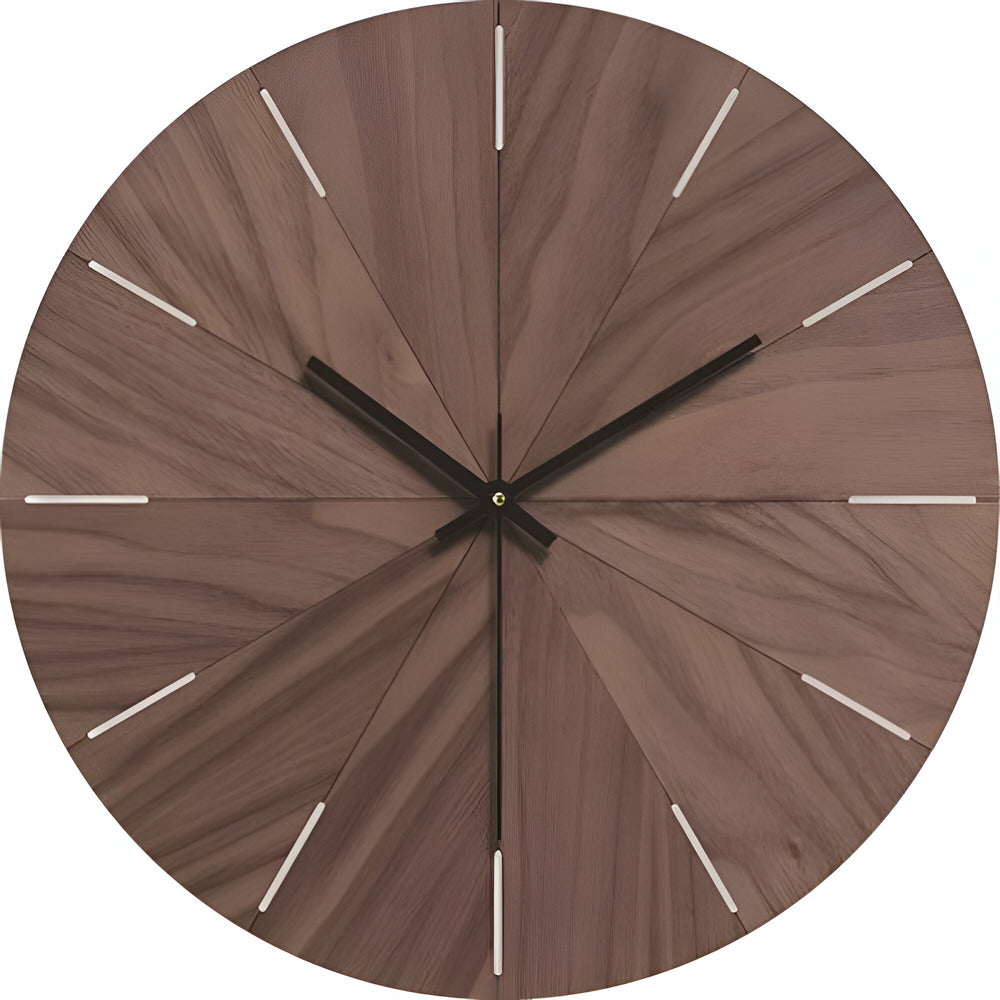 Decoración moderna de reloj de pared de madera
