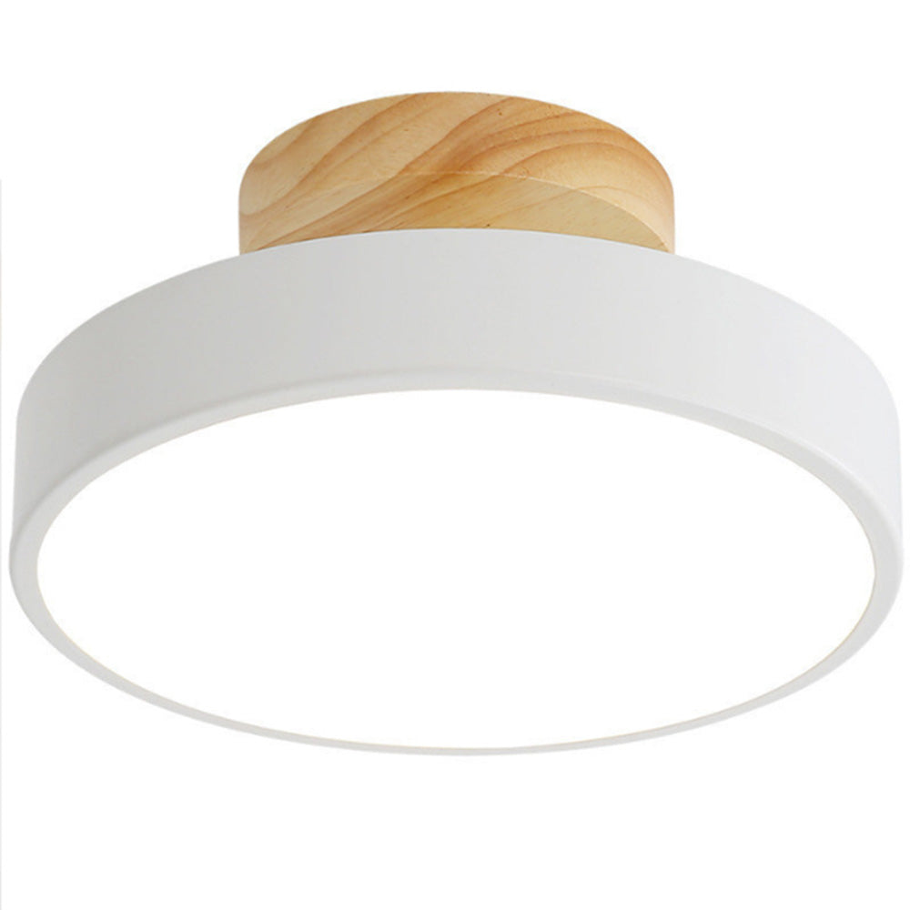 Modern ceiling light with color accents