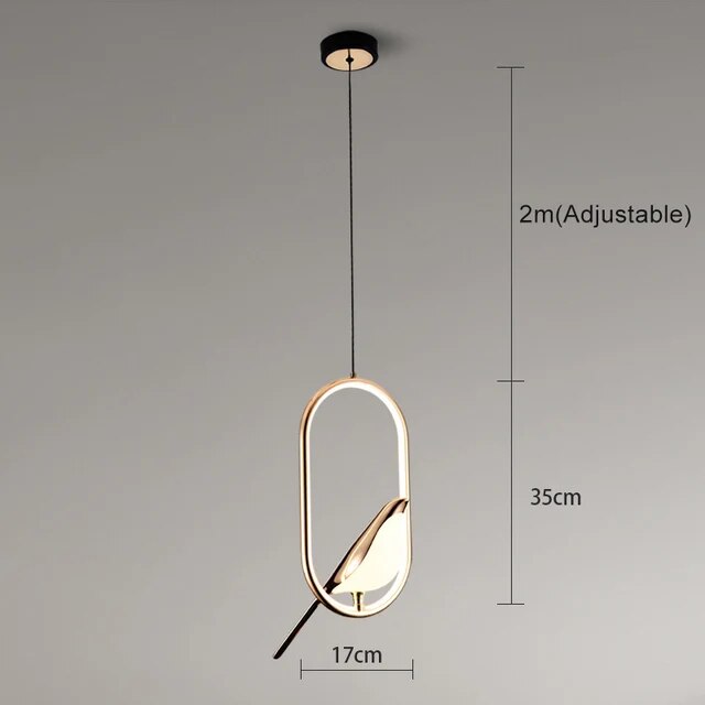 Mrbird - Golden bird Luxury pendant light