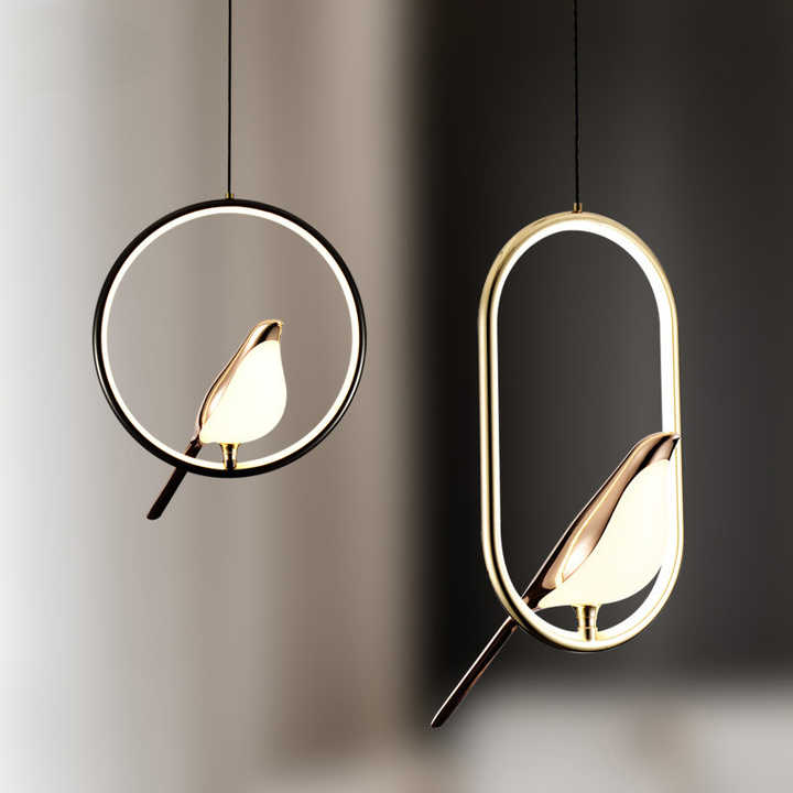 Mrbird - Golden bird Luxury pendant light