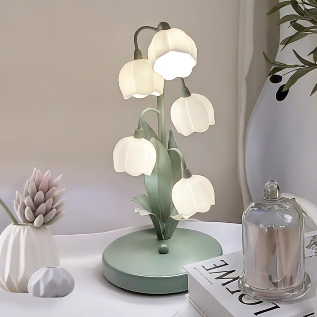 Muguette Glow | Lámpara de mesa elegante