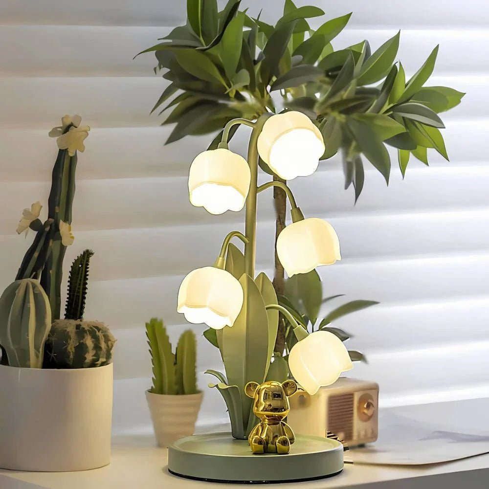 Muguette Glow | Lámpara de mesa elegante