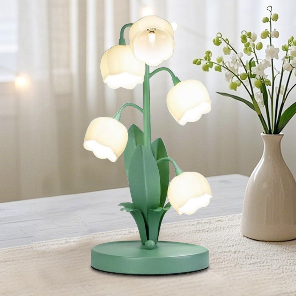 Muguette Glow | Lámpara de mesa elegante