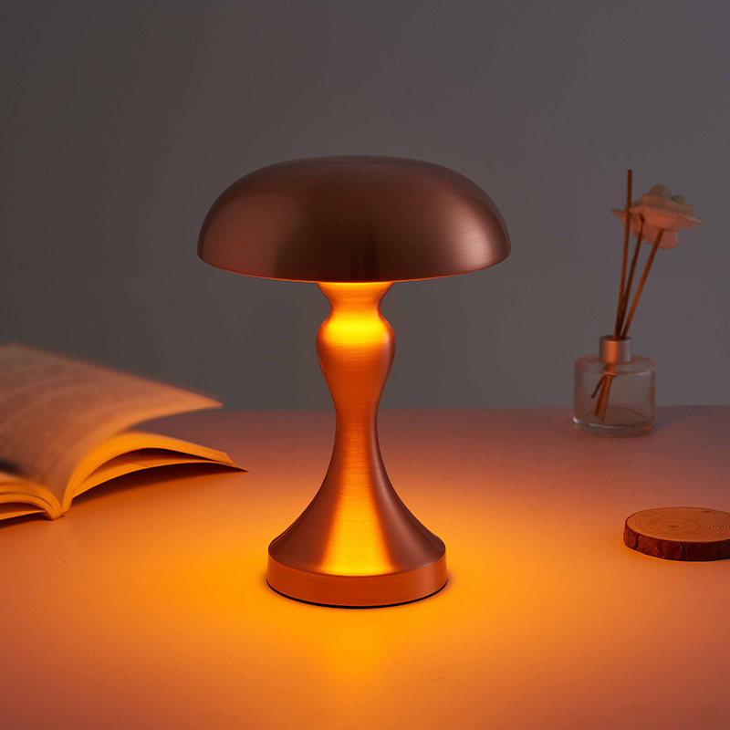 Mushroom Glow | Cordless Table Lamp for Bedroom & Desk Use 3
