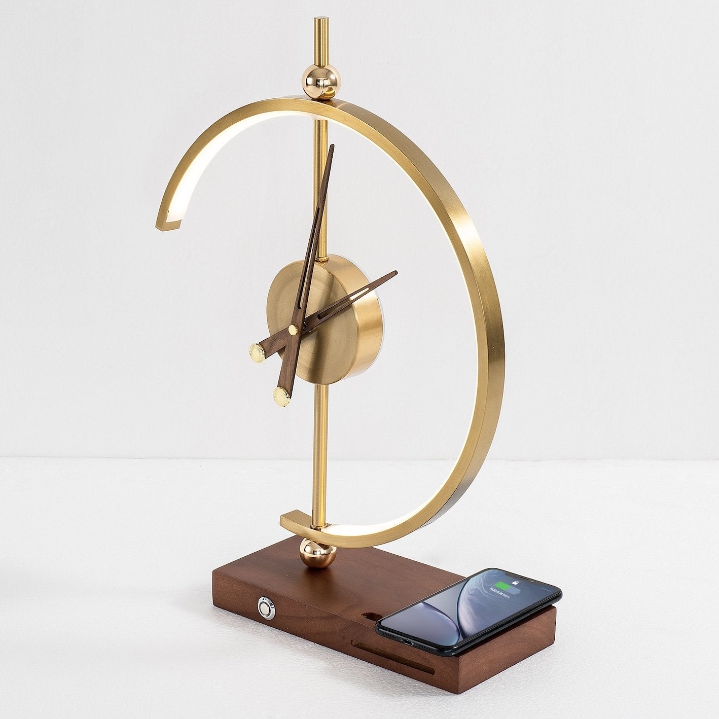 Nagoyalight | Luxury Lamp Clock with Charger