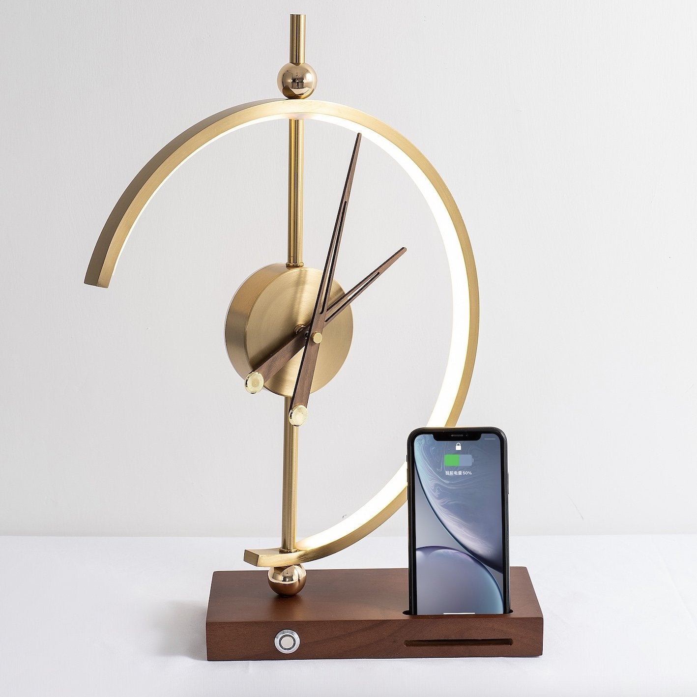 Nagoyalight | Luxury Lamp Clock with Charger