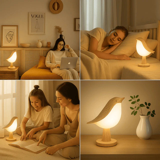 Nestbird | Luz nocturna con control táctil