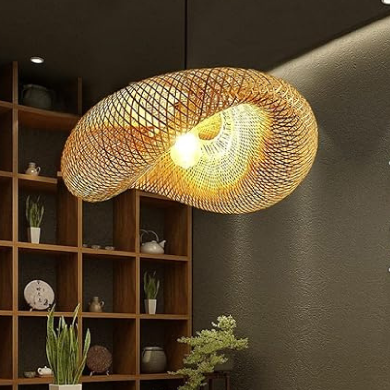Natural Rattan Pendant Light