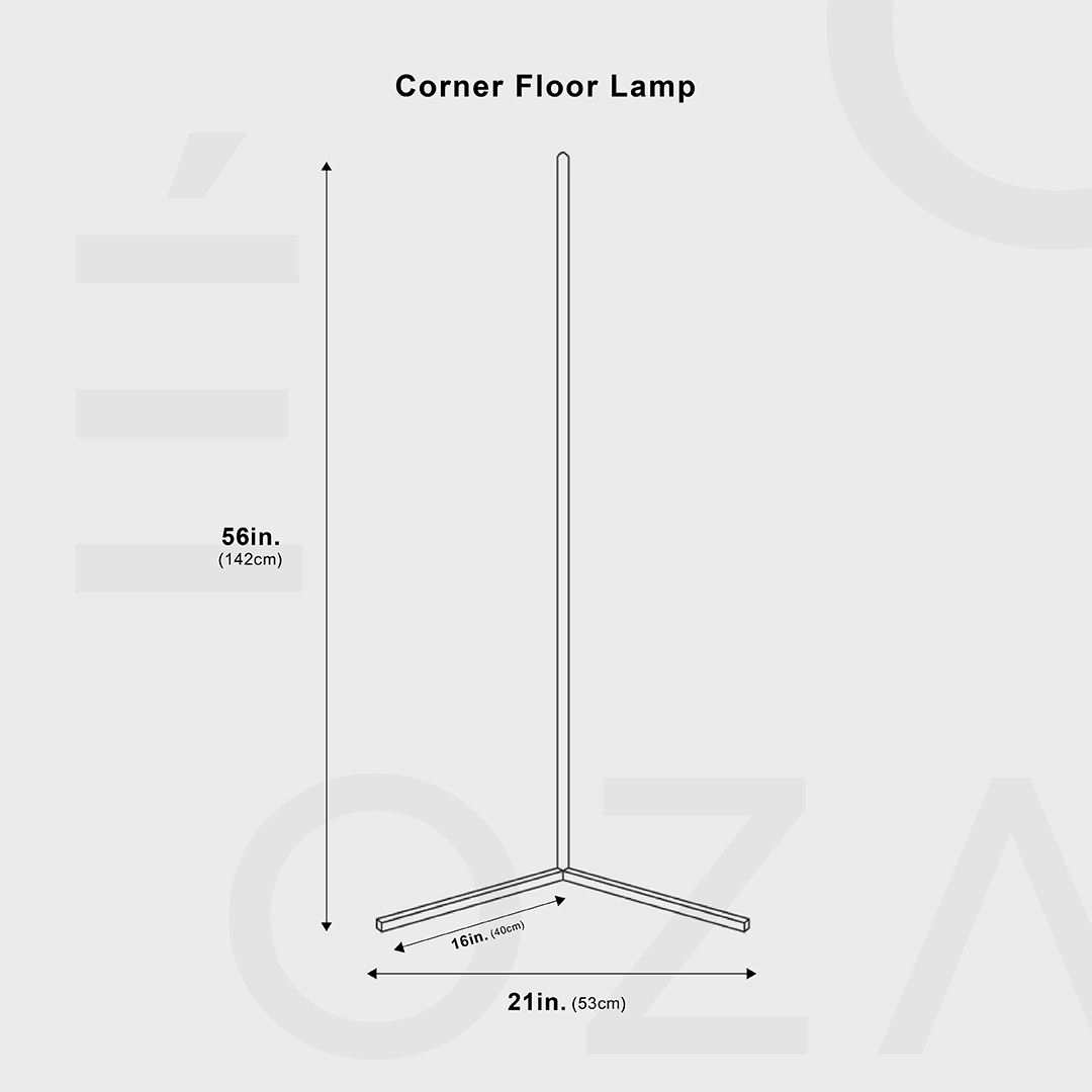 Nerithis | Staande Hoek Vloerlamp
