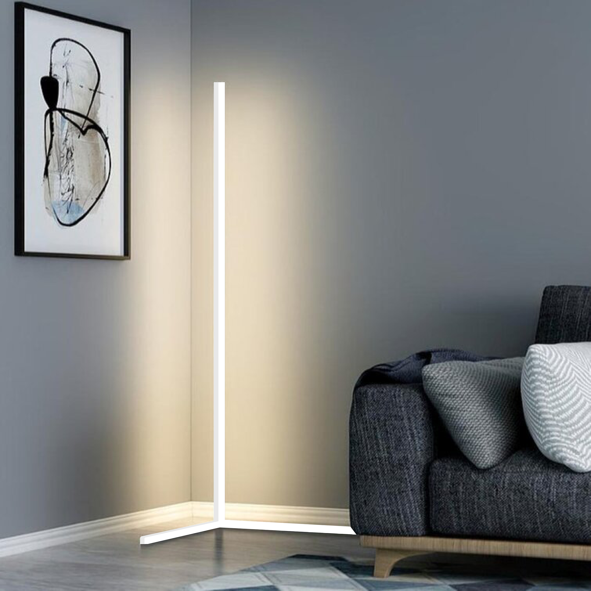 Nerithis | Staande Hoek Vloerlamp
